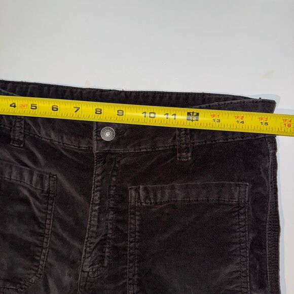 Free People High Time Velvet Kick Flare pants black | size 10 - Picture 11 of 13